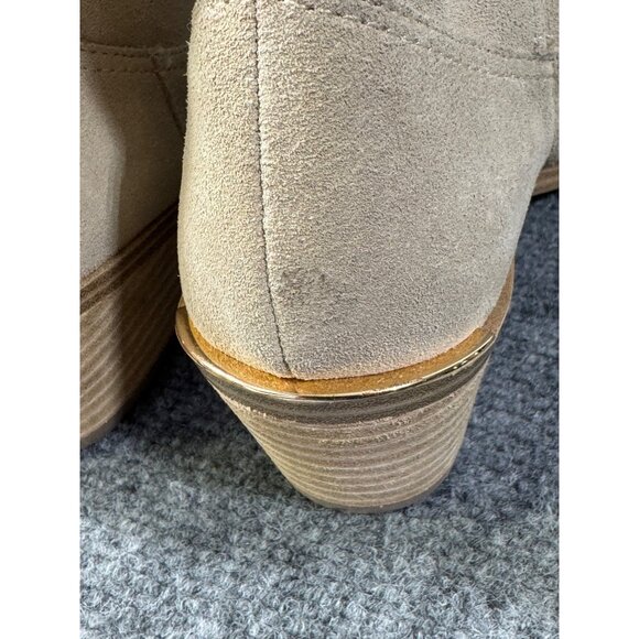 Steve Madden Womens Size 6.5M Braylen  Ankle Boots Beige Suede Pointed Toe - Picture 11 of 14